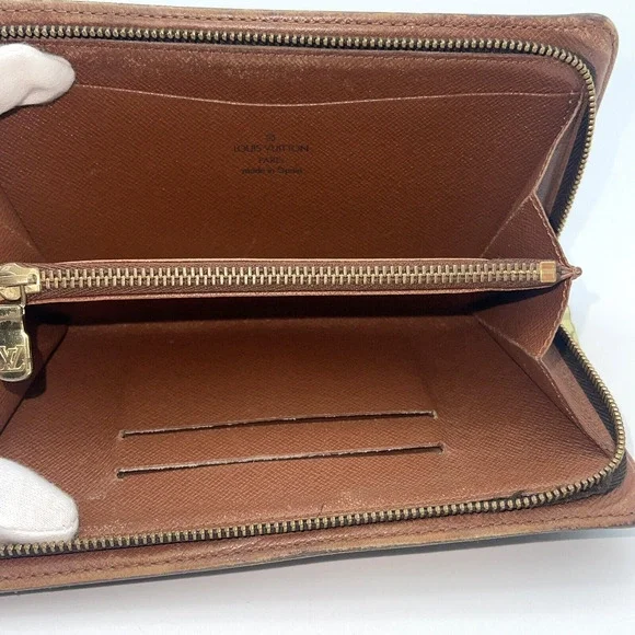 Authentic Louis Vuitton Monogram Zippy Zip Around Long Wallet Purse Vintage - Picture 8 of 14